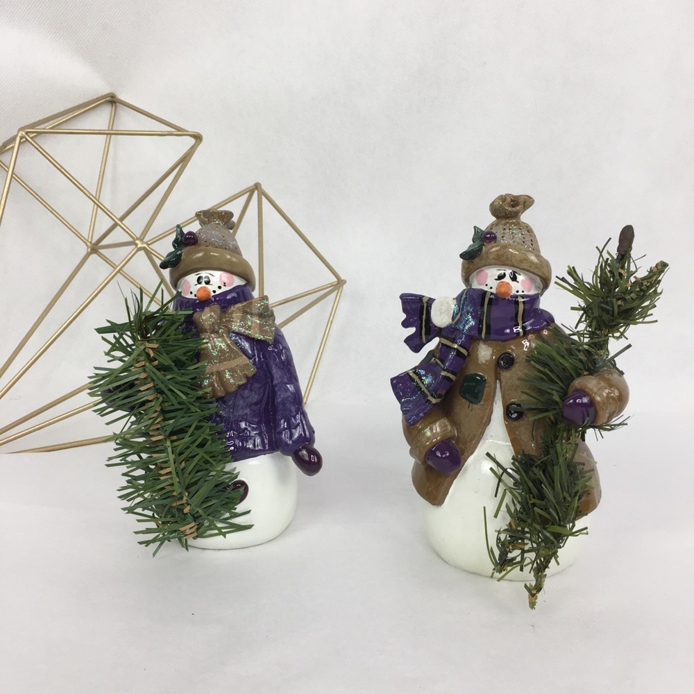 Enesco Snowman Figurines